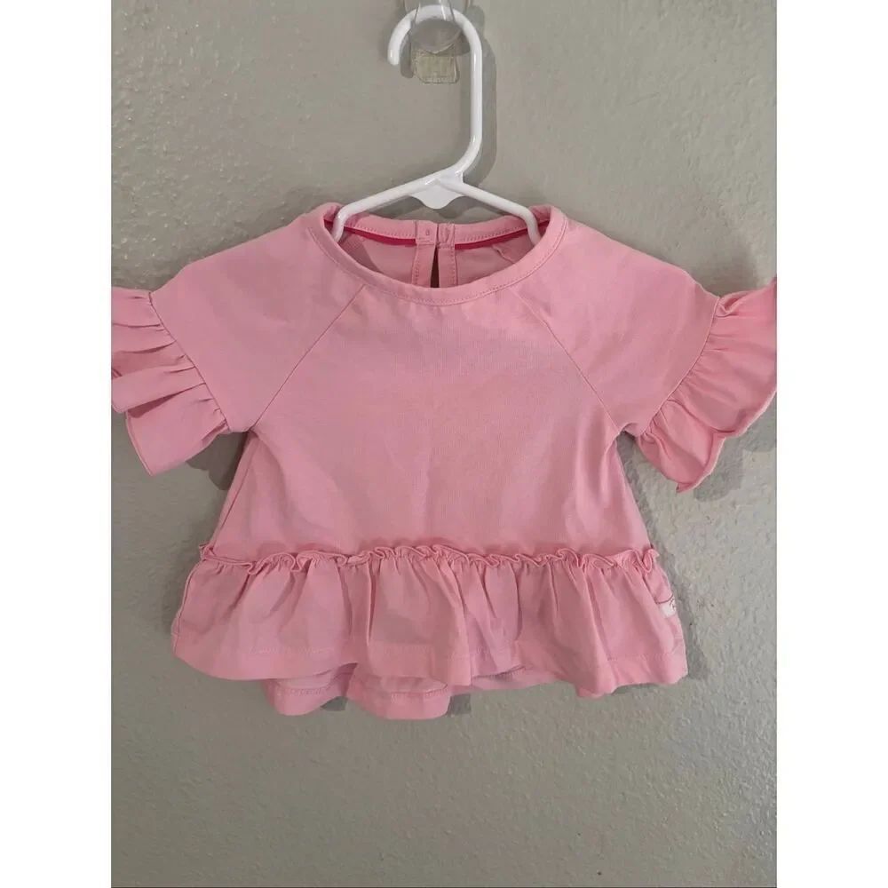 ❤️Ruffle Butt Baby Girl Mia Top 3-6M